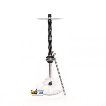 Кальян S.Steel Panda Window Black (С Стил Панда Шахта+Мундштук)